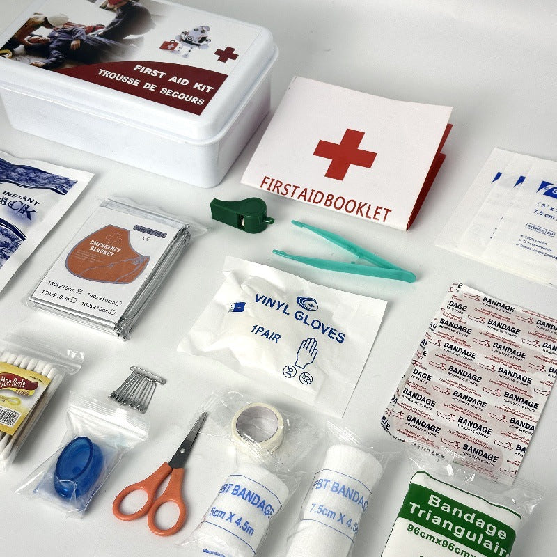 Trousse de premier secours portable 18 pièces pour usage domestique