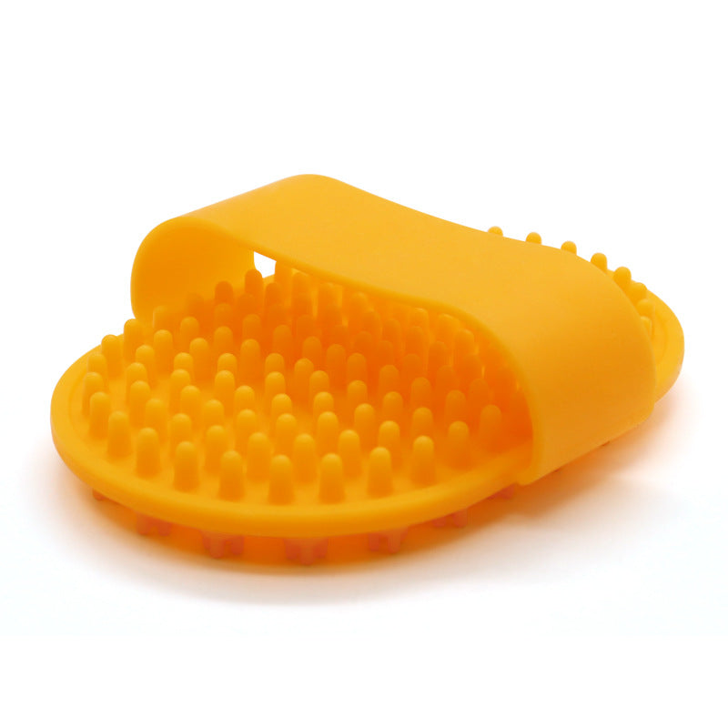 Pet Silicone brosse de bain outil de nettoyage spécialisé pour les chats et les chiens