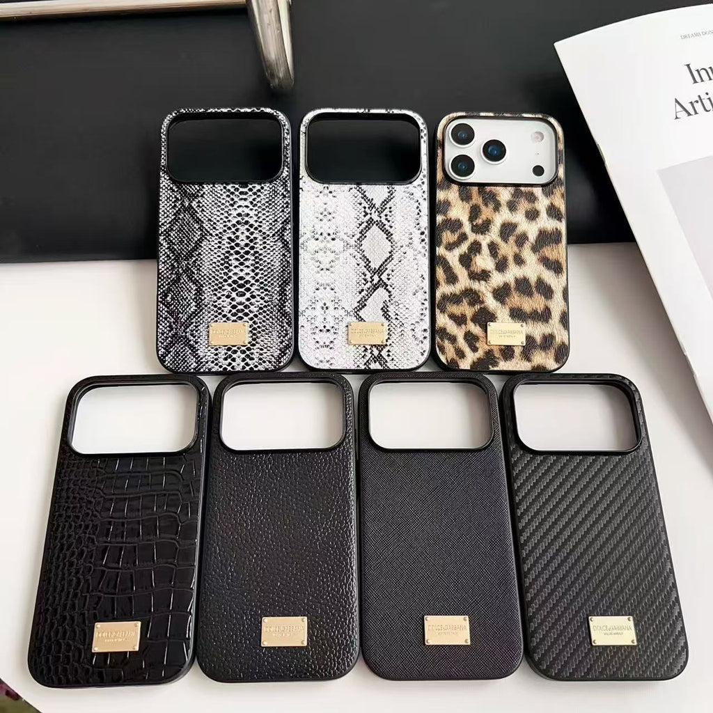 Cas de téléphone à snakeskin moulé par injection