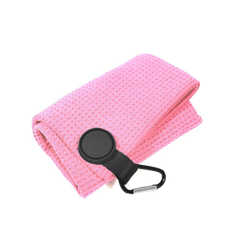 Serviette de golf magnétique ronde en microfibre