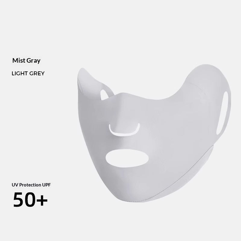 Masque de protection du soleil pour les femmes Masque de soie respirant pour l'été