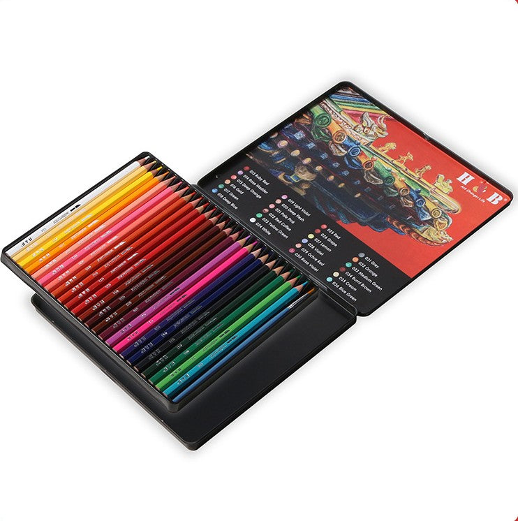 Water-soluble colored pencil Professional iron box