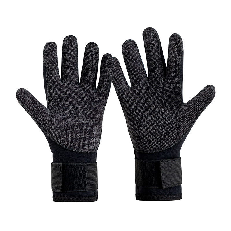 35MM Plongée Mittens résistant à l'usure Kevlar Titanium Revêtement eau chaude antidérapante résistant au froid