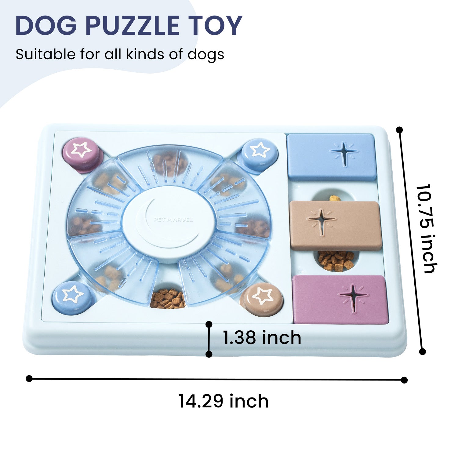 PETMARVEL Jeu interactif de puzzle jeu de chien