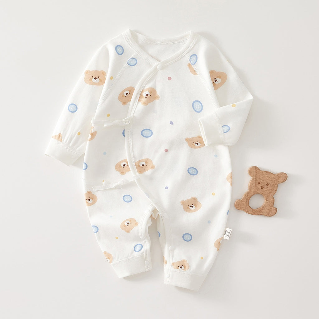 Nouveau-né Cotton Monk Suit Mois Nouveau-né Bébé Onesie
