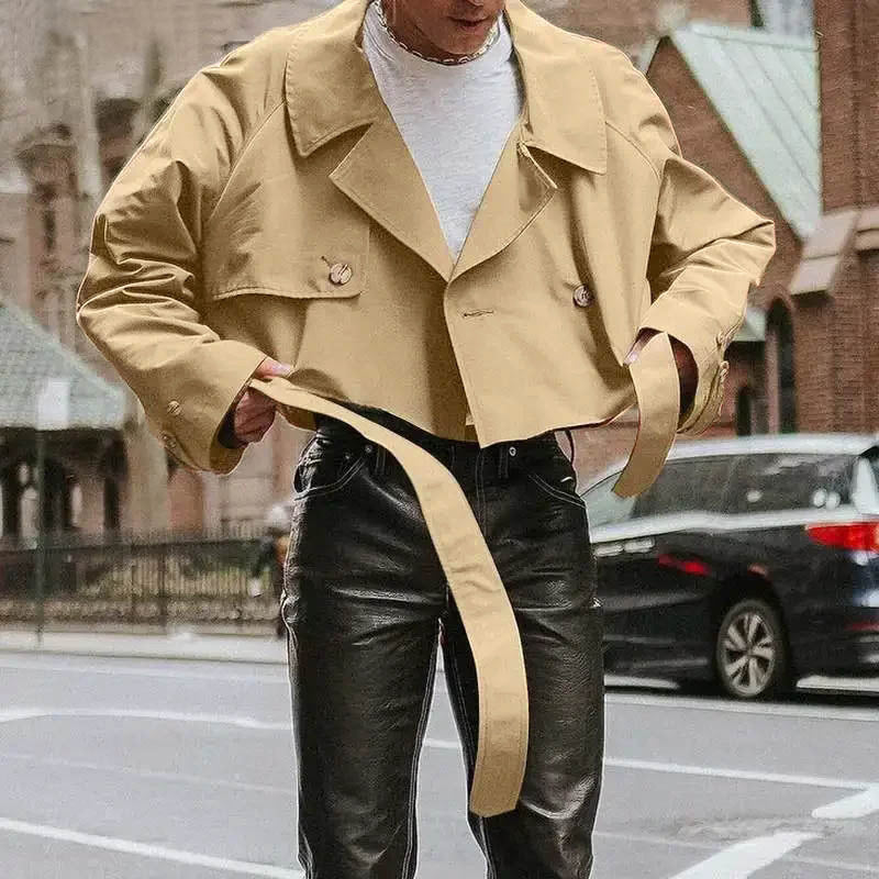 Manteau de trench élégant pour hommes