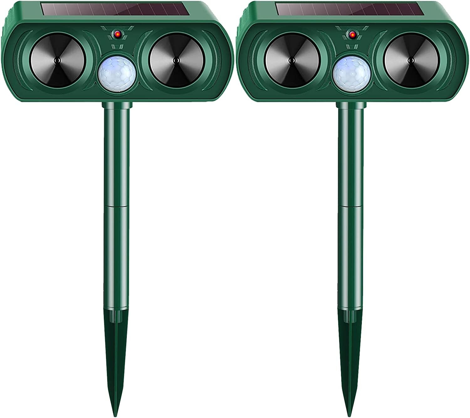 1x Ultrasonic Solar Cat Dog Reperlent Fox Pest Scarer Repeller Garden