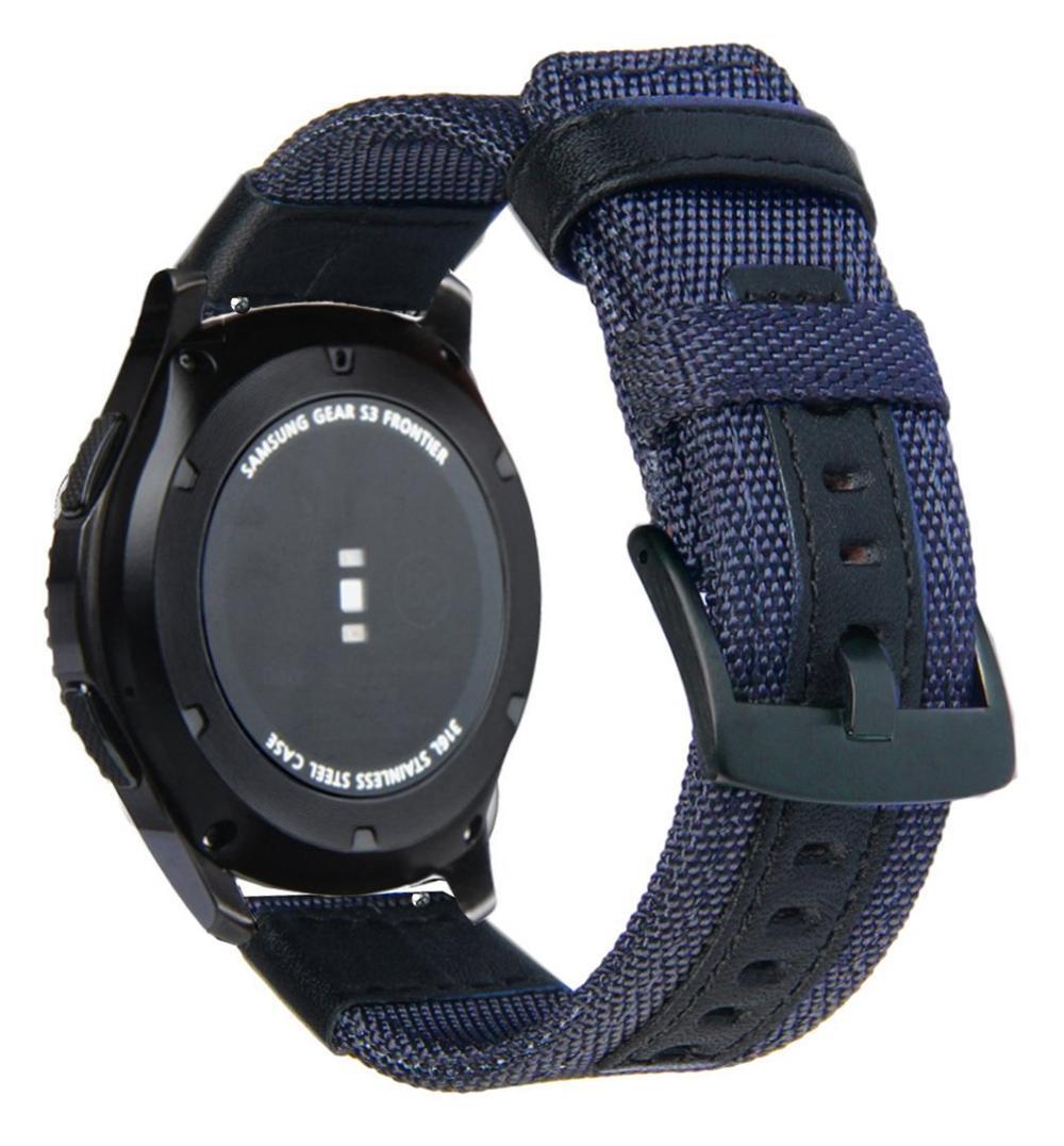 Bracelet de montre réglable en nylon tissé