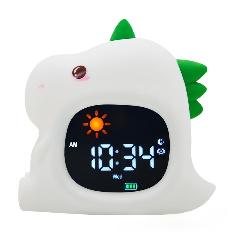LED bande dessinée animal Lion réveil horloge de nuit