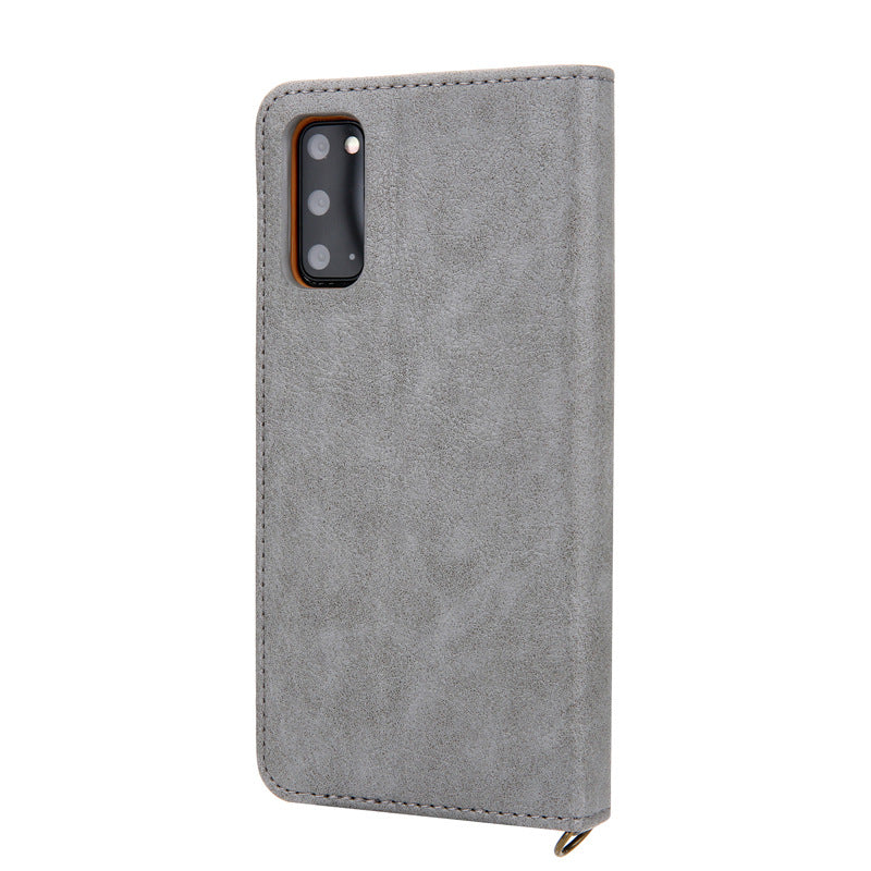 Rétro Multi-fonctions Wallet Flip Phone Case