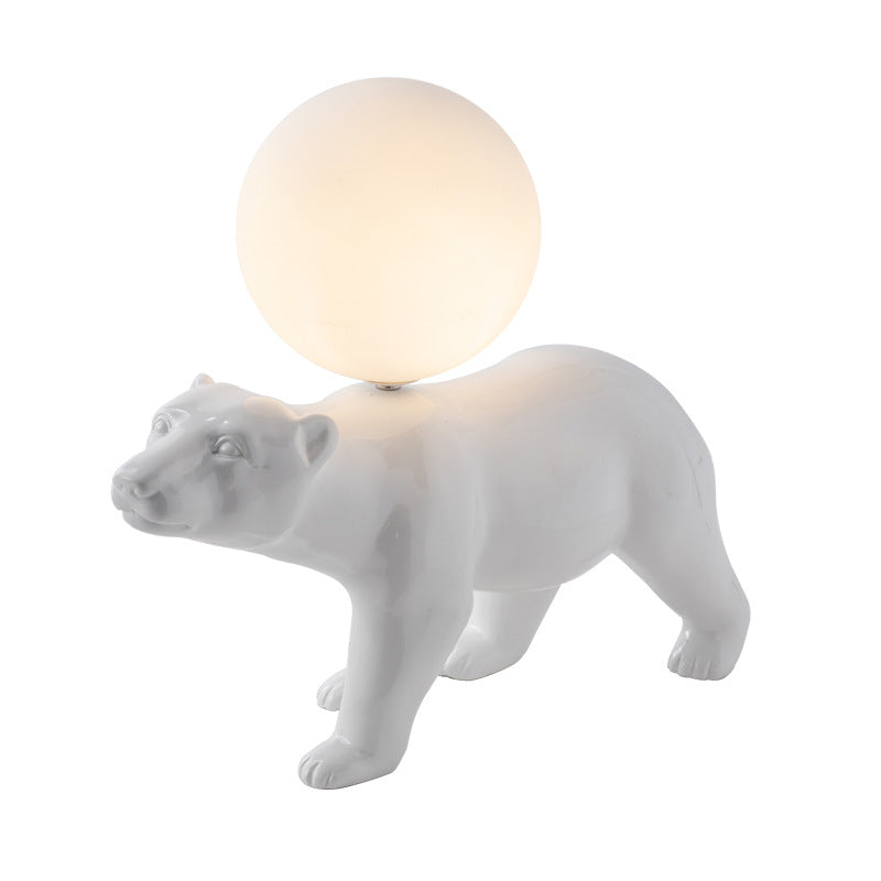 Lampe de table moderne pour ours à caractère simple