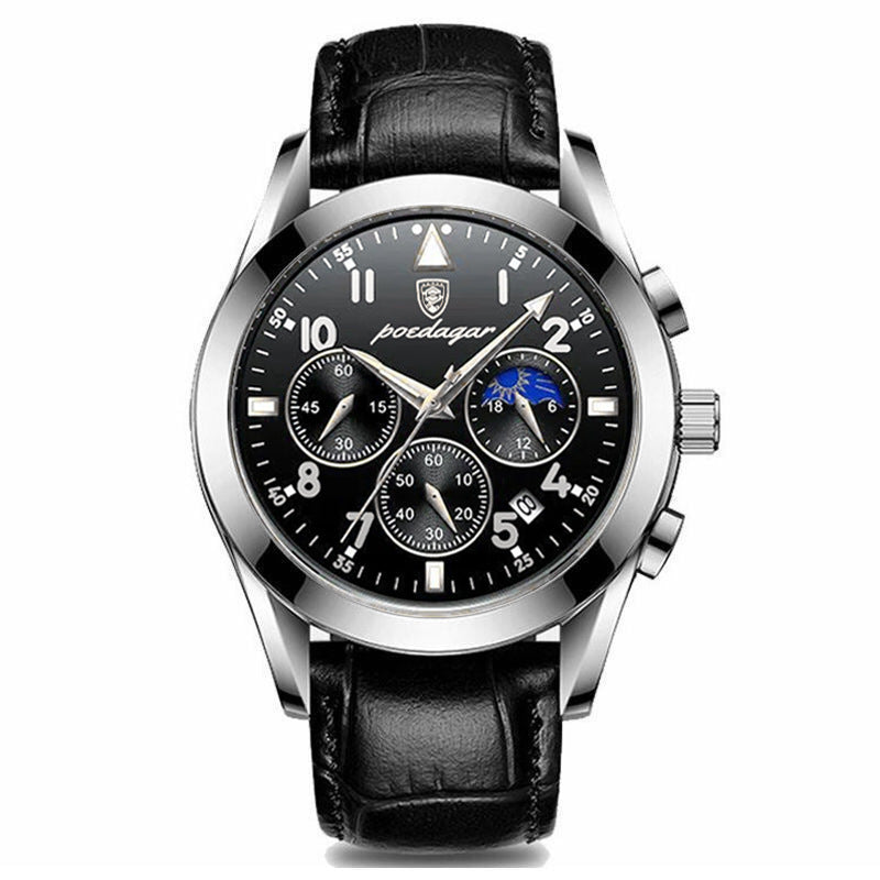 Black Tech Men's Watch Korean Student Fashion