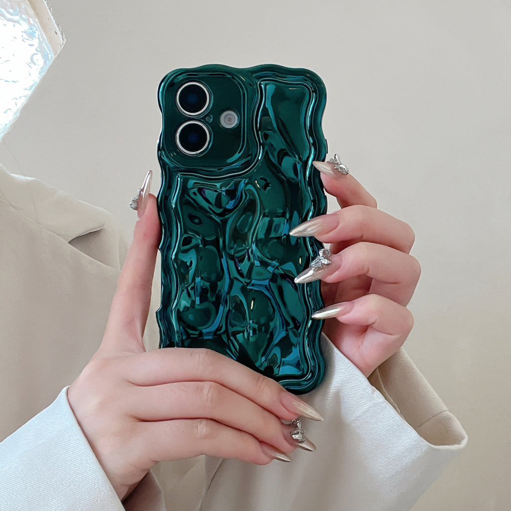 Ins Niche Water Ripple pour 17pro Max Phone Case