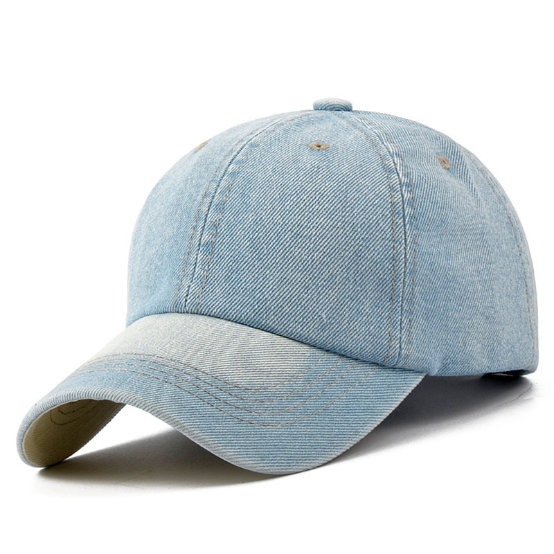 L'été hommes et les femmes identique toile de denim casual casual de baseball Cap pour Outdoor Retro Adju