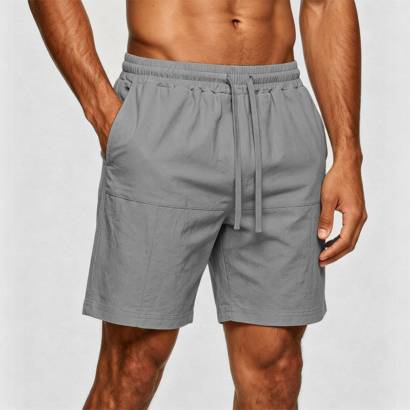 Short en lin d'été pour homme Européen et American Plus Tailles Short casual pour homme
