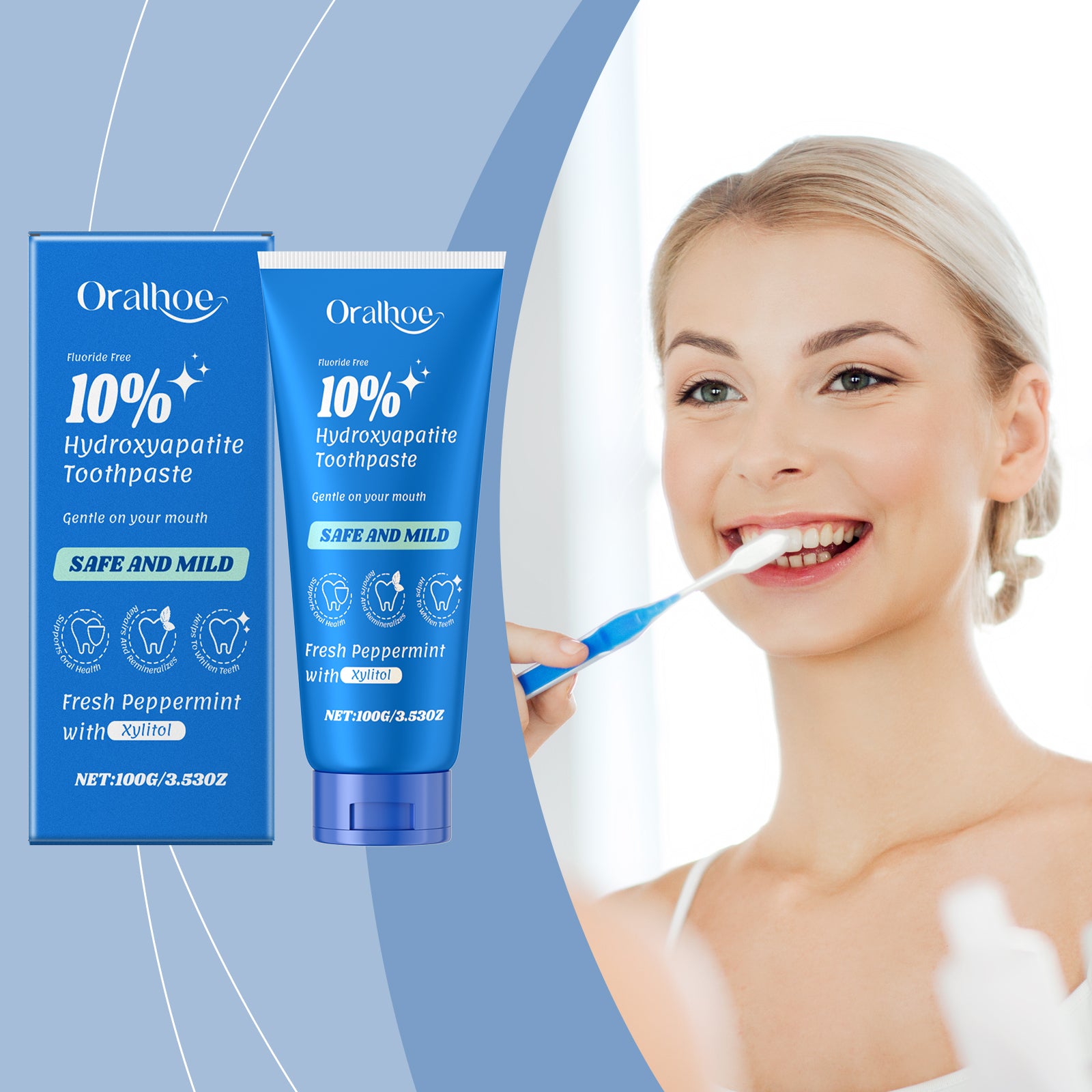 Dentifrice blanchissant la menthe