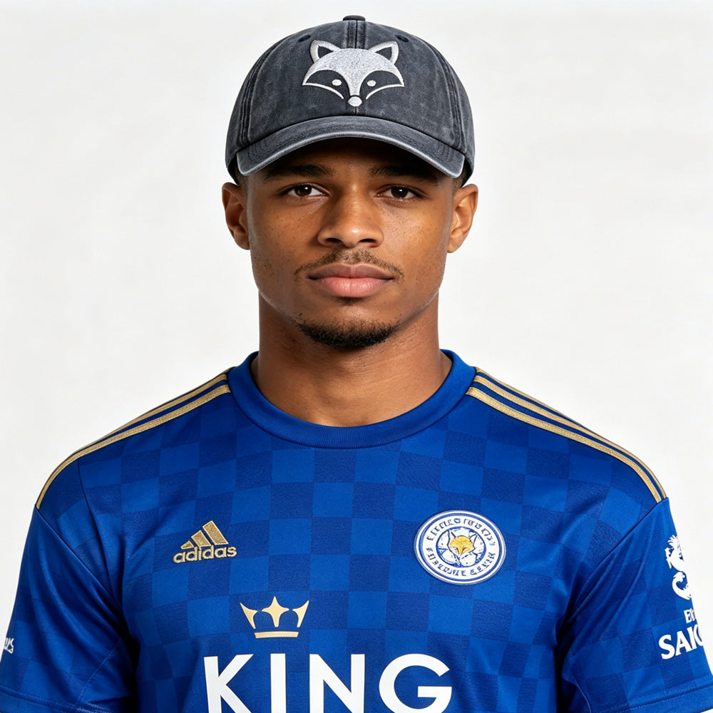 Casquette de baseball brodée 2pcs Fox - Leicester City La Coupe du Monde Foxes Socc