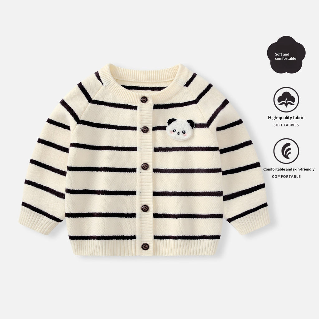 Chandail pour bébé Chemise tricotée pour bébé garçon