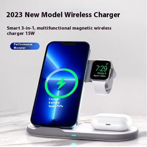 Foldable Multifunction Magnetic Wireless Charger
