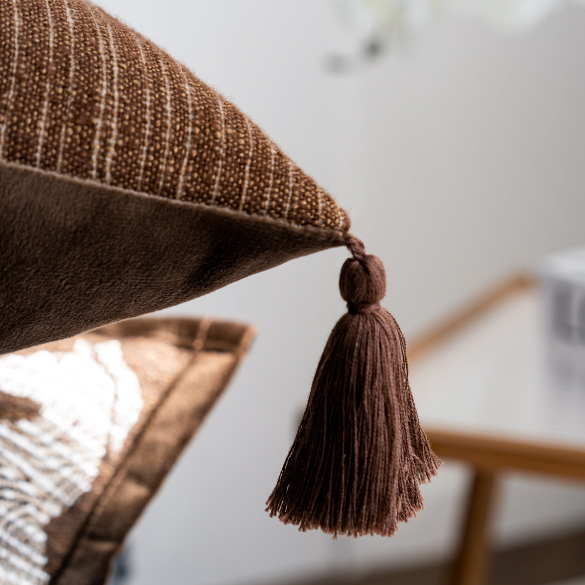 Salle de séjour Canapé Lancer Oreiller Lombaire Couvre oreiller Dos Coussin Siège Pad