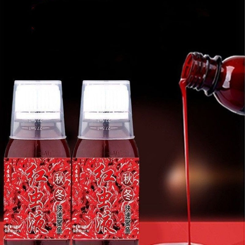 Red Insecte liquide poissonneux sauvage forte appât de poisson