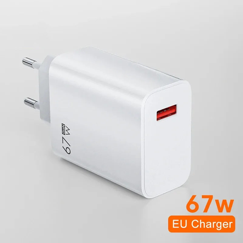 Chargeur USB à charge rapide 67W GaN