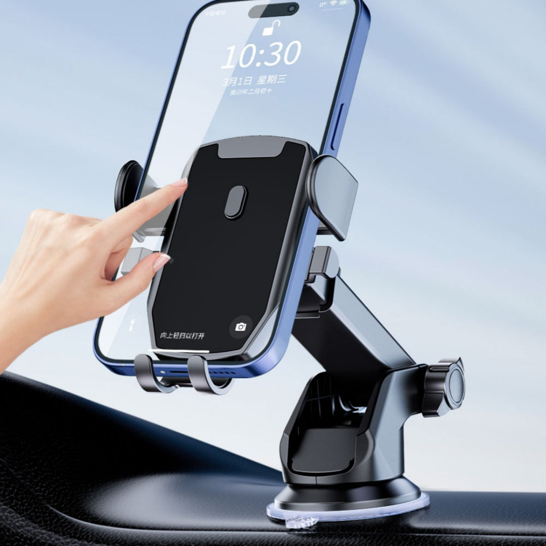 Silicone Suction-Cup Téléphone de voiture et GPS Mount