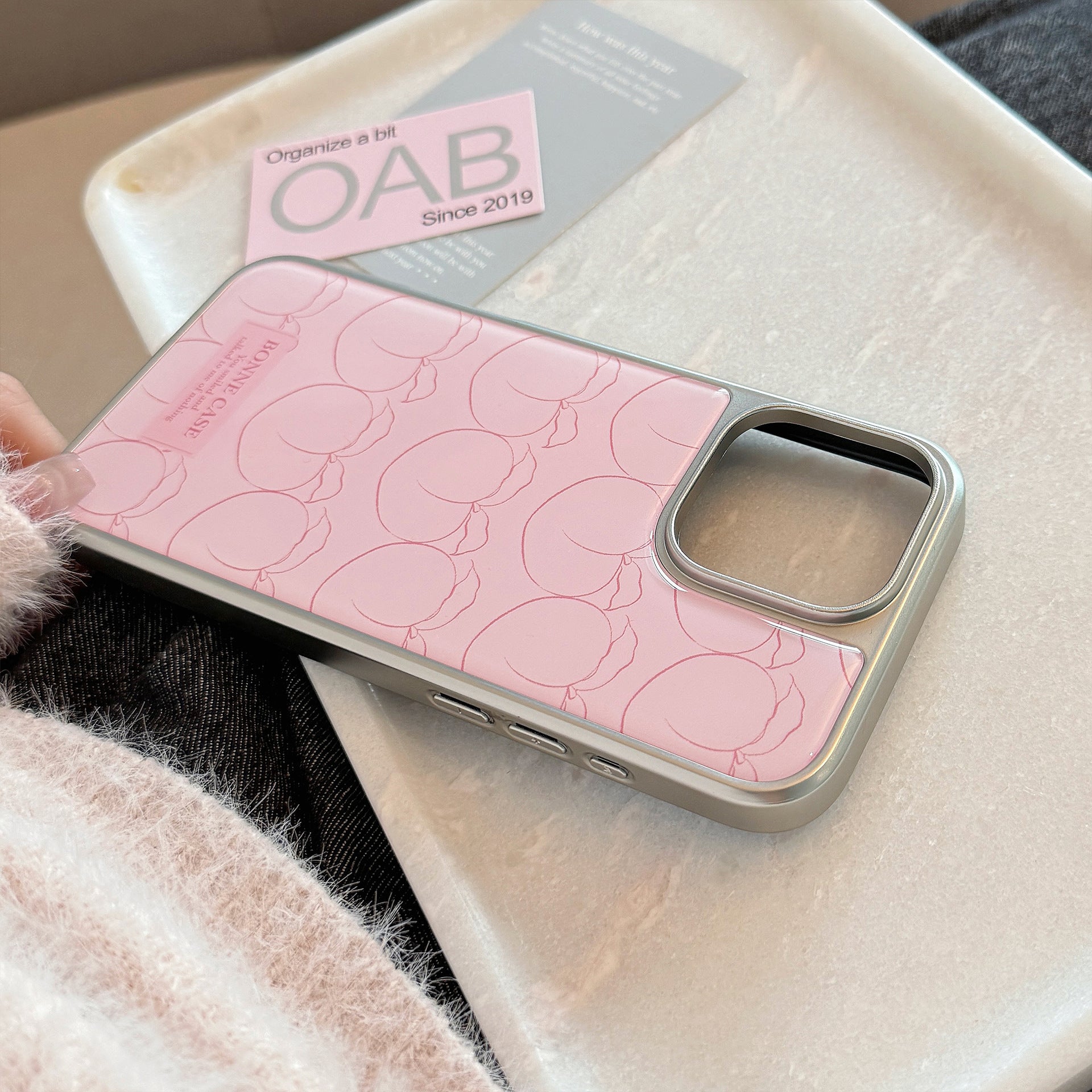 Étui téléphonique tout compris pour la ligne Peach Epoxy