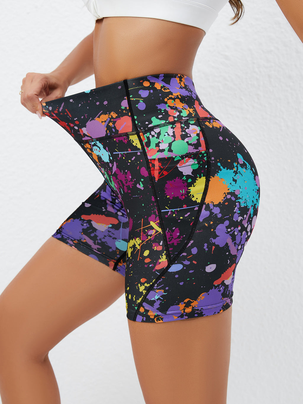 Shorts de yoga à haut rendement