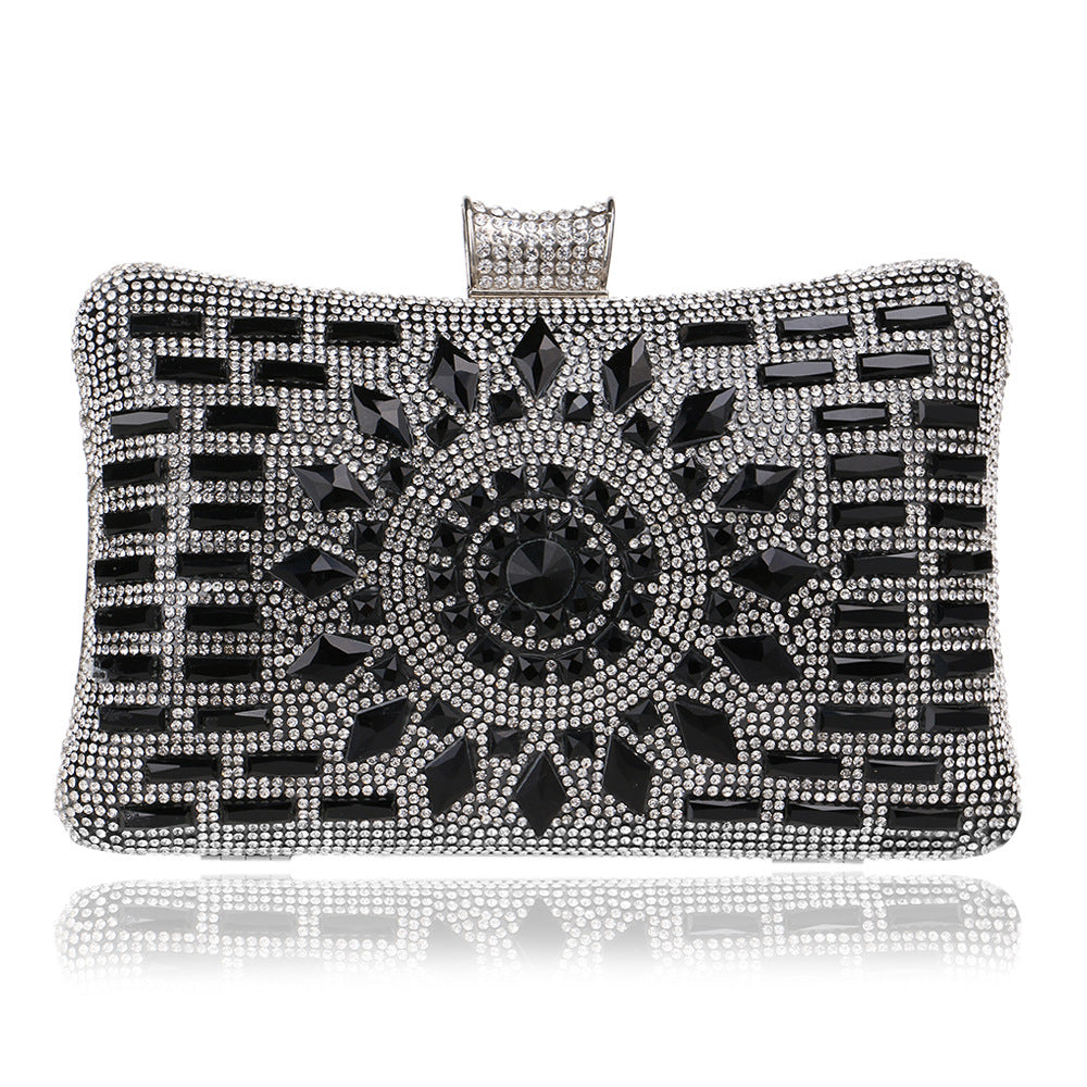 Sac de dîner en diamant de luxe Cheongsam pour femmes