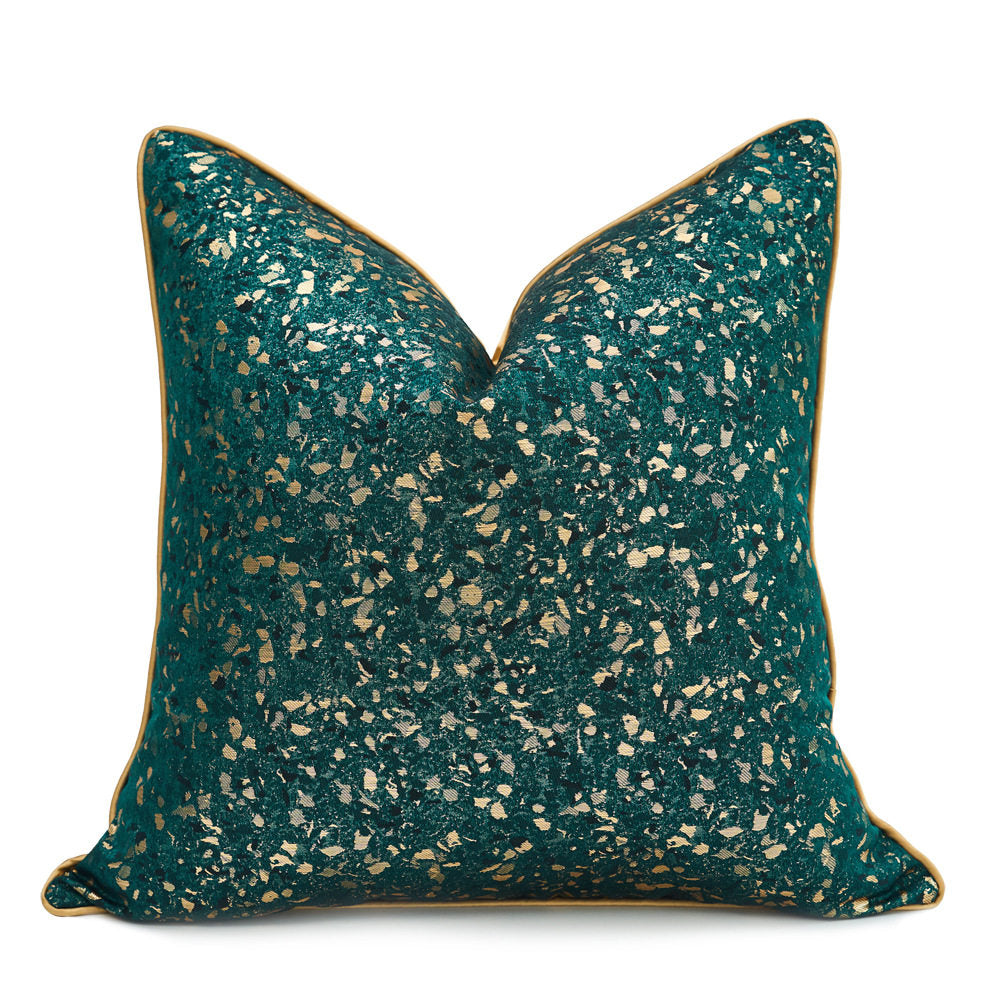 Shell-Pattern Moderne lumière-Luxury Haute précision Jacquard Soft Decor Oreiller Couverture