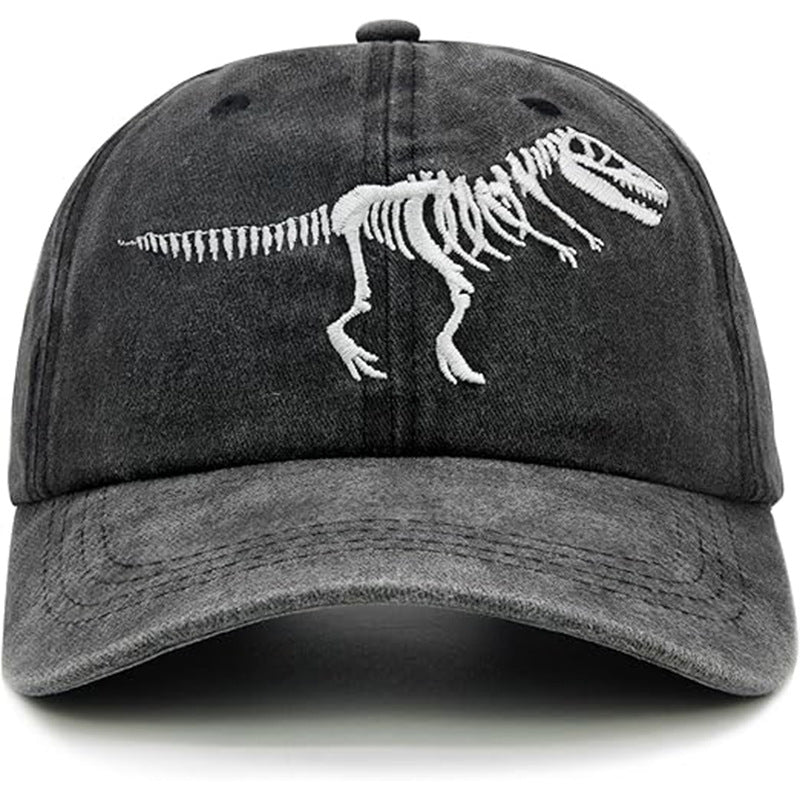 Casquette de baseball brodée de Tyrannosaure protectrice du soleil