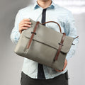 Sac d'épaule portable en toile casual pour hommes