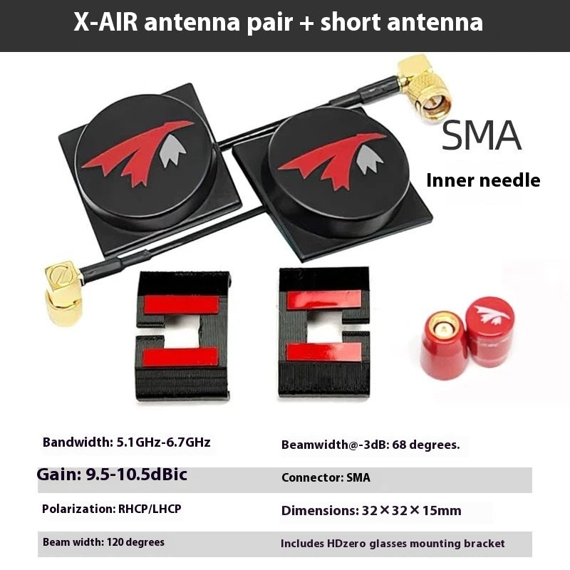 TRUERC X-AIR MKII Antenne Antenne Verres Réception
