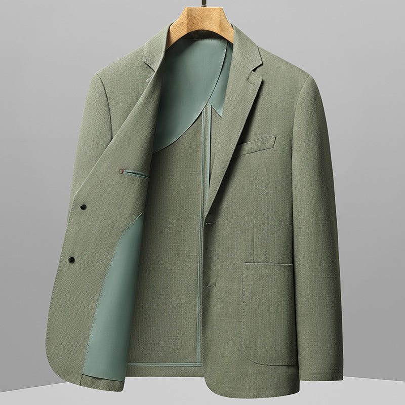 Costume casual homme Coréen-Style Slim-Fit Blazer monobrassé Top