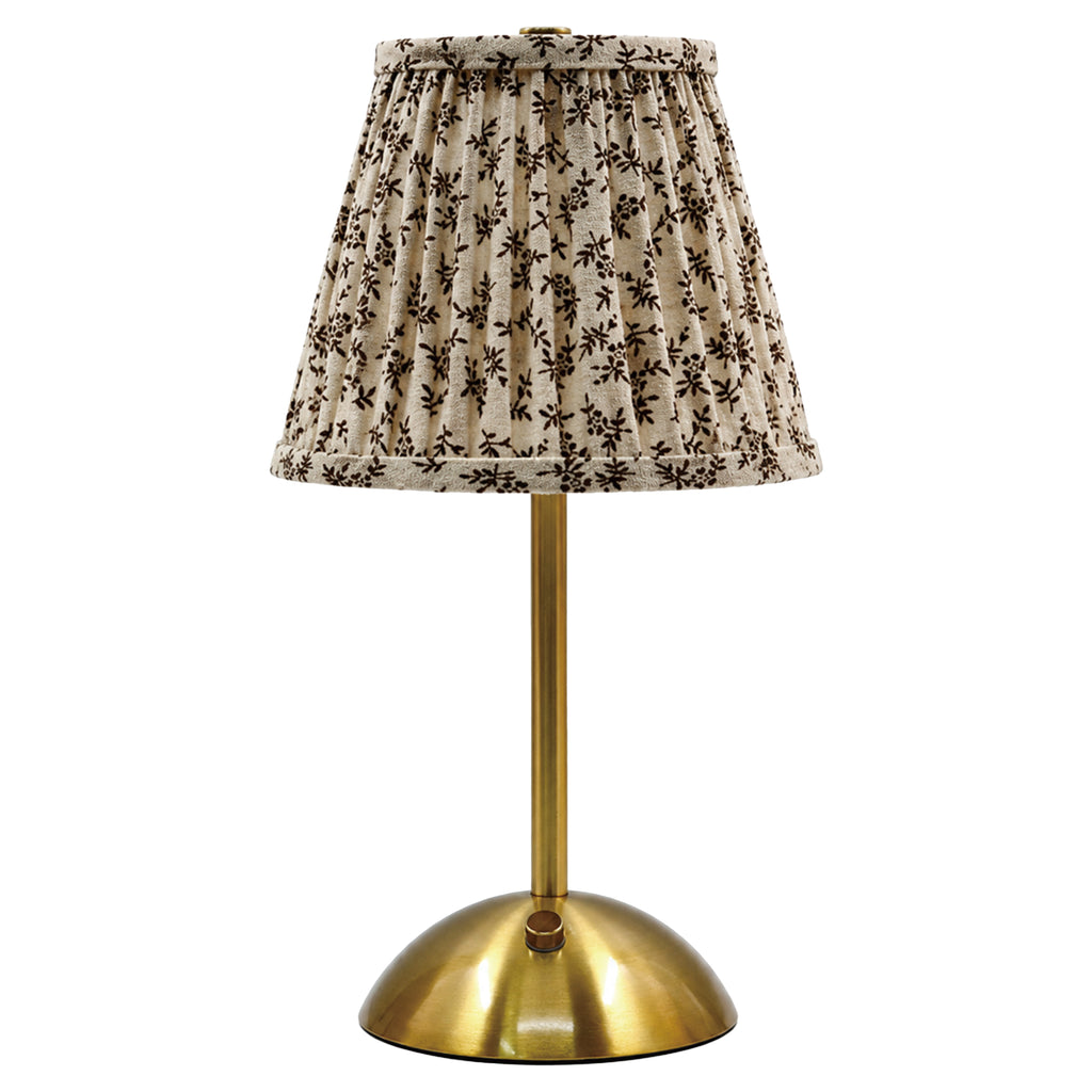 Lampe de table rechargeable florale