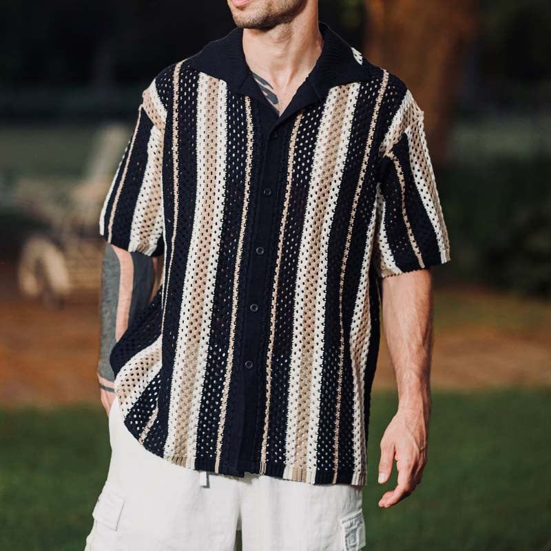 Chemise Casual Vintage Homme