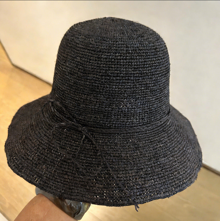 Chapeau de pêche Papyrus fait main Cape protectrice du soleil