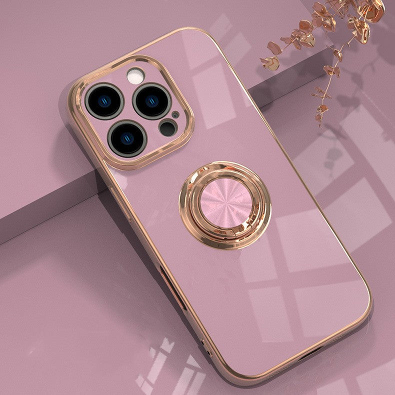 Coffret de téléphone portable monté sur une voiture, avec bague électronique