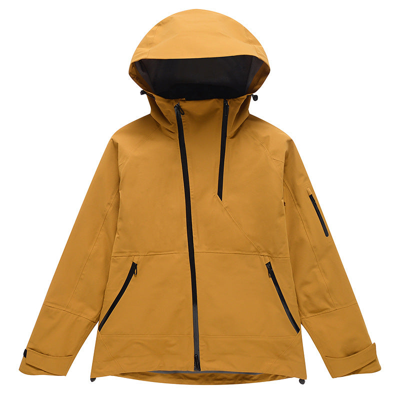 Costume de ski homme et femme en plein air imperméable à l'eau Veneer Double Plaque Costume de ski