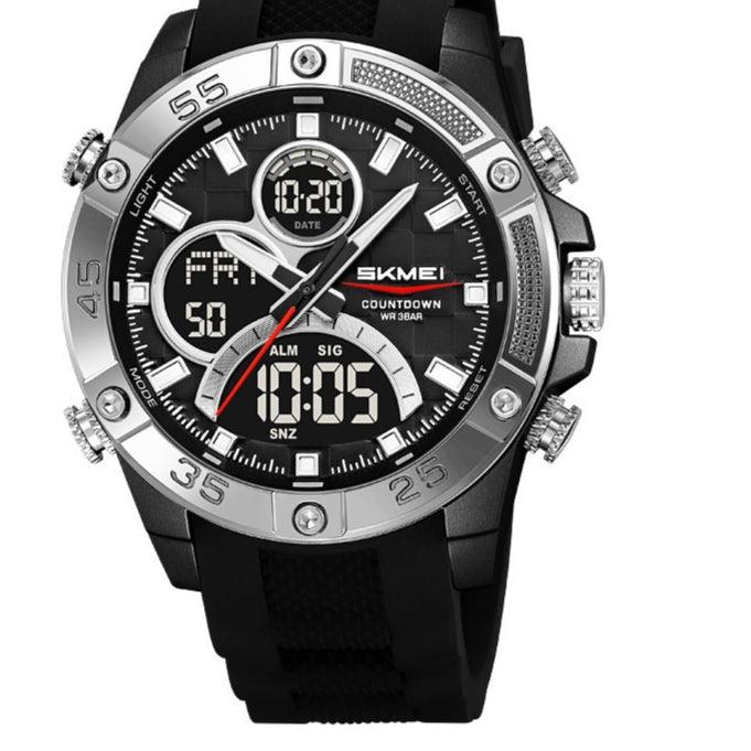 Montre numérique multifonctionnelle étanche pour hommes