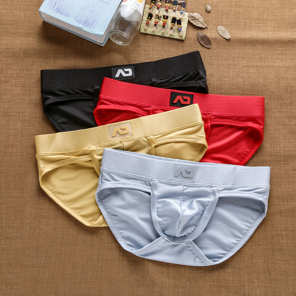 Slips brossé en nylon à faible taille pour hommes