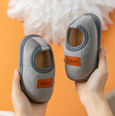 Pantoufles de coton pour enfants pour l'automne et l'hiver