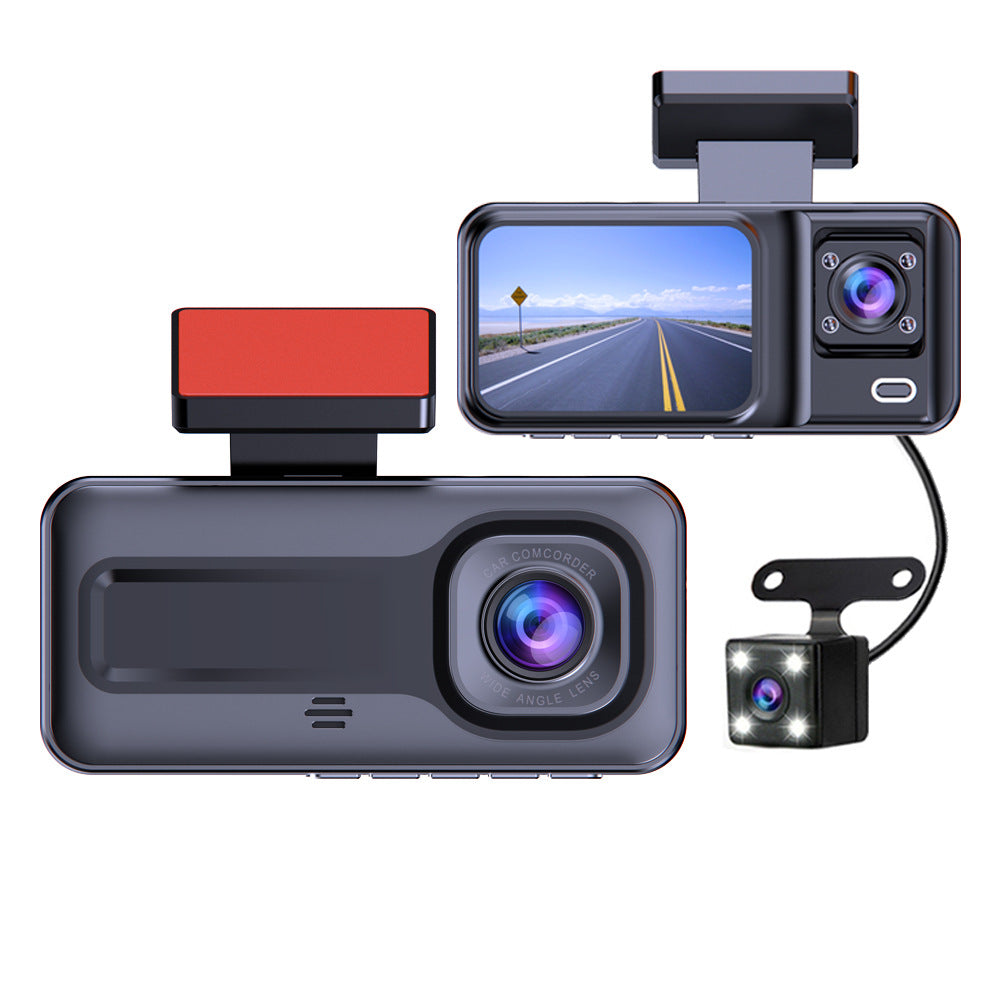 Night Vision Driving Recorder HD 1080 Trois objectifs