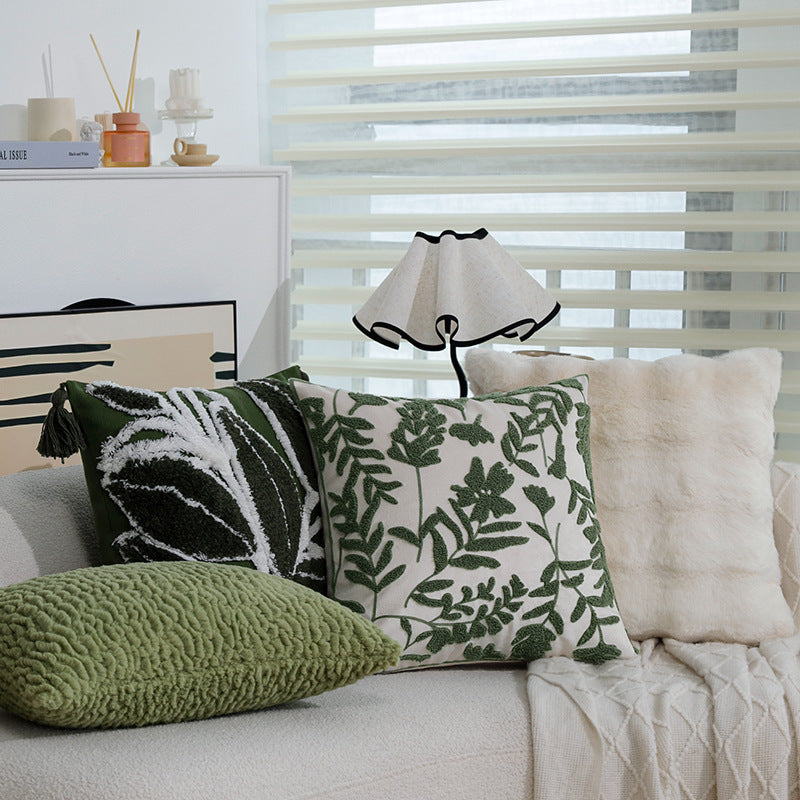 Oreiller de lit Retro Green Canapé