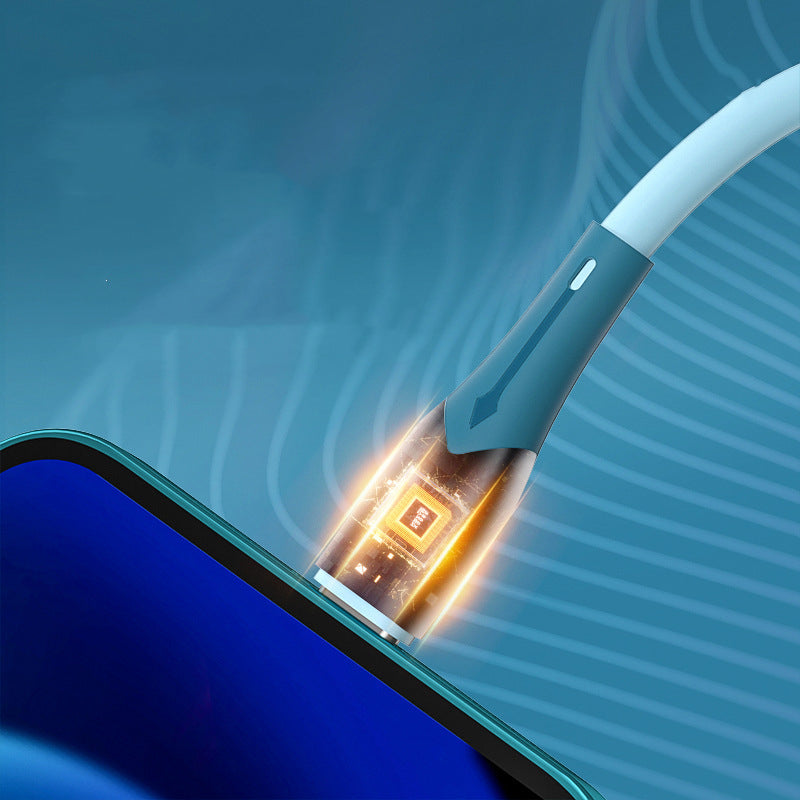 Câble de données en silicone liquide Jane Type-C adapté pour téléphone mobile sur ligne de charge rapide Hua