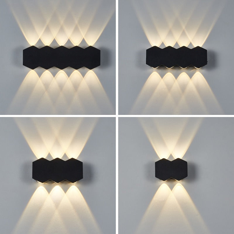 Modern Minimalist Led Wave Shape Corridor Aisle Wall Lampe