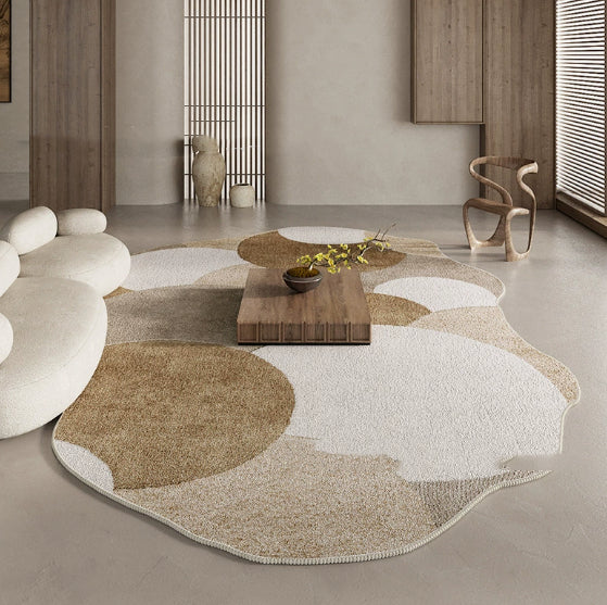 Couverture souple de style Wabi-Sabi Retro Épaisseur de tapis insonorisé facile à prendre en charge pour rug