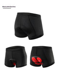 Pantalon de vélo respirant Sous-vêtements de sport Hommes épais absorbant les chocs Silice Gel Pad C