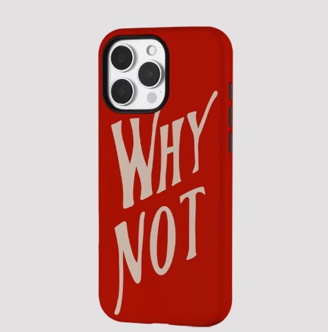 WHYNOT Anglais de style coréen Instagram téléphone Case